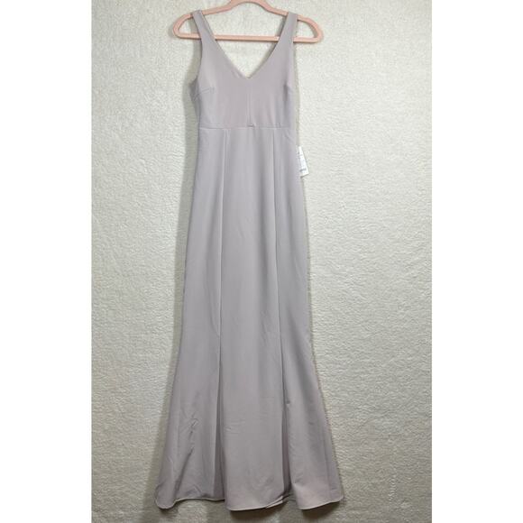 Show Me Your MuMu lIGHT Purple Sleeveless V-Neck Sheath Maxi‎ Dress XXS - Picture 1 of 14